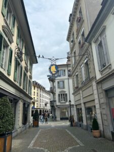 Magical Vevey old town 